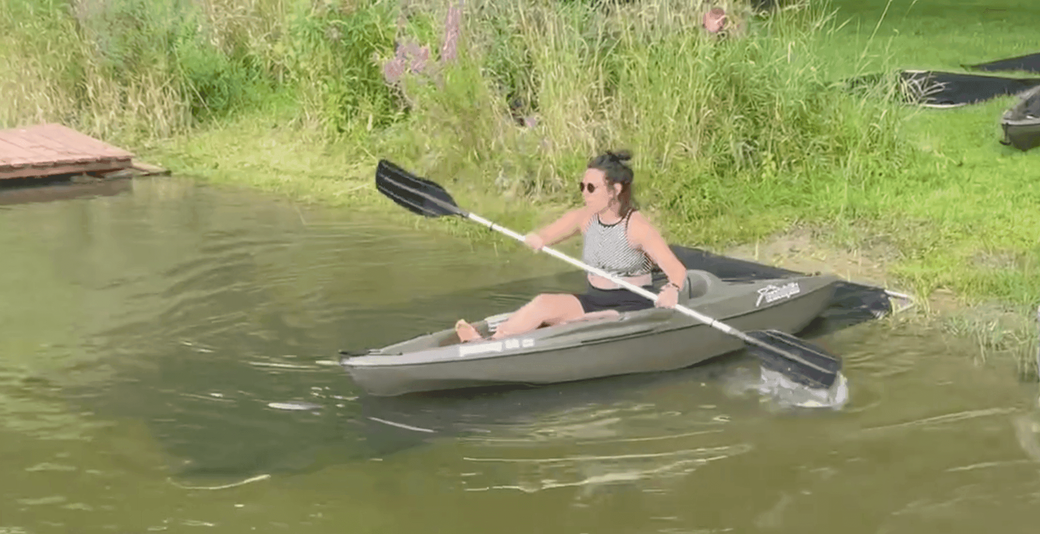 KayakMat prevent sinking into muck on launch