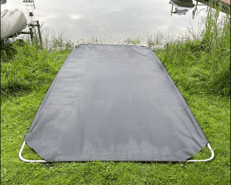 KayakMat are quick to install in mucky areas